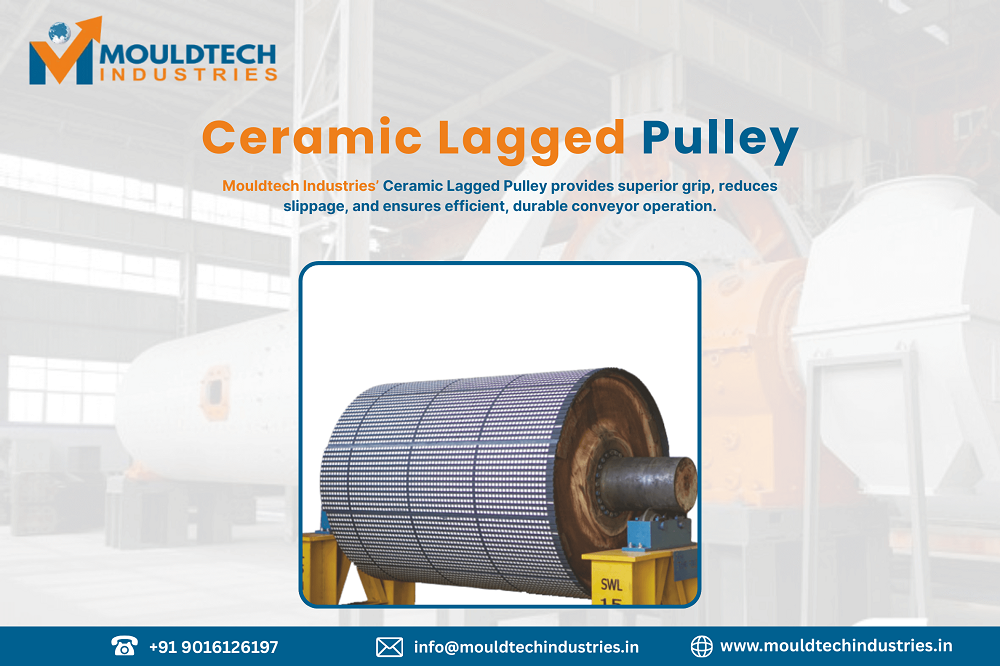 ceramic lagged pulley manufacturer in vadodara gujarat india