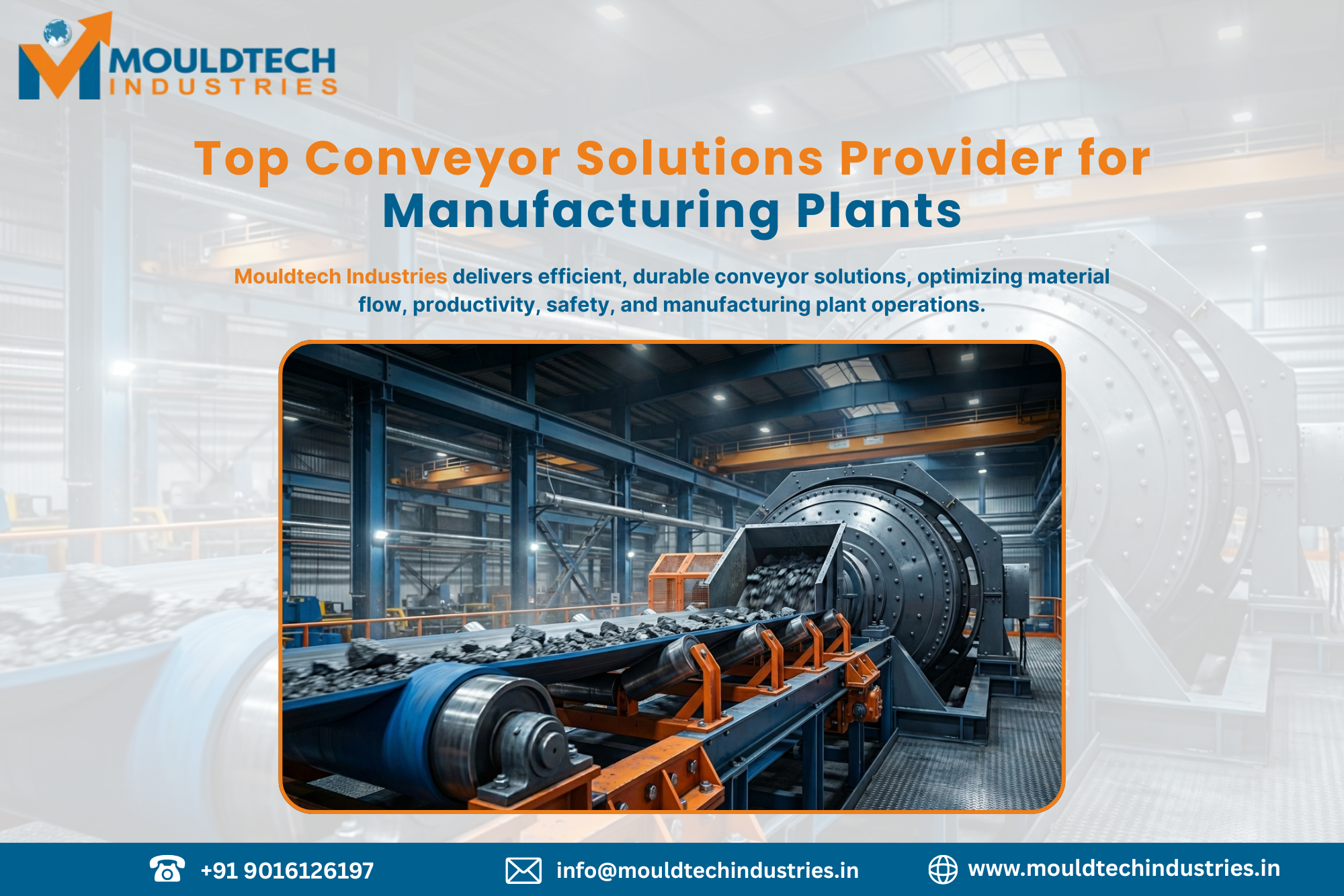 top conveyor solutions provider for manufacturing plants in india