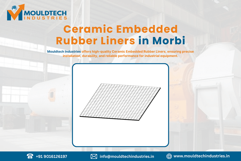 ceramic embedded rubber liners in morbi
