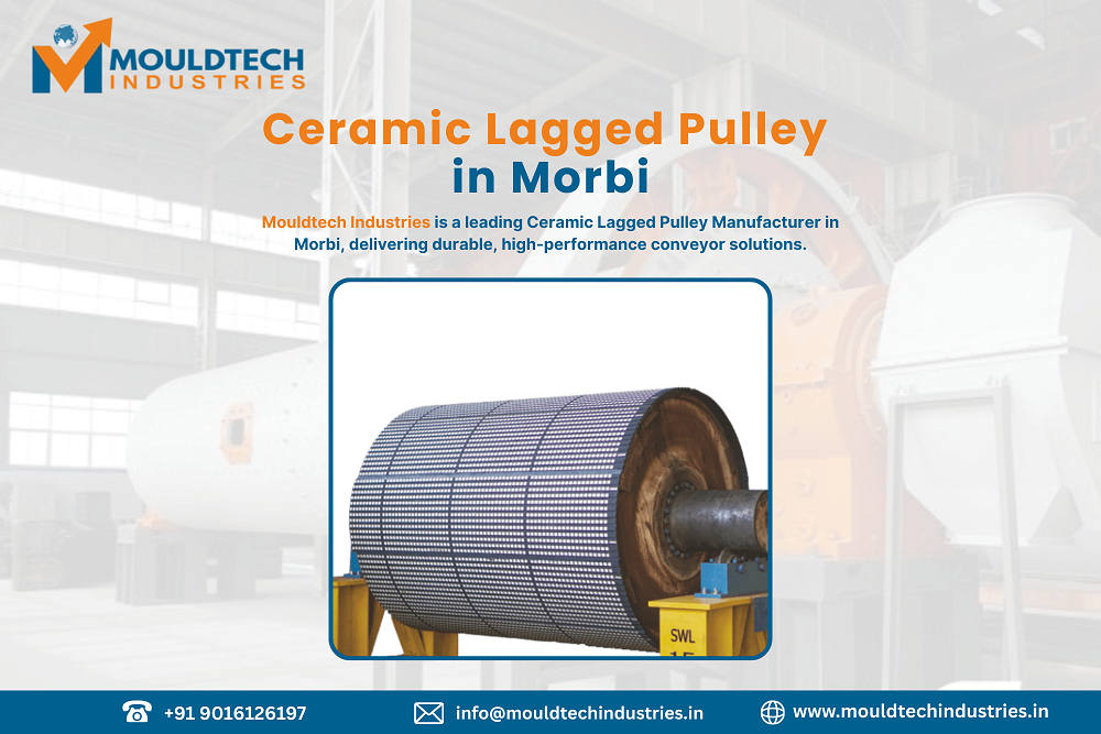 ceramic lagged pulley in morbi