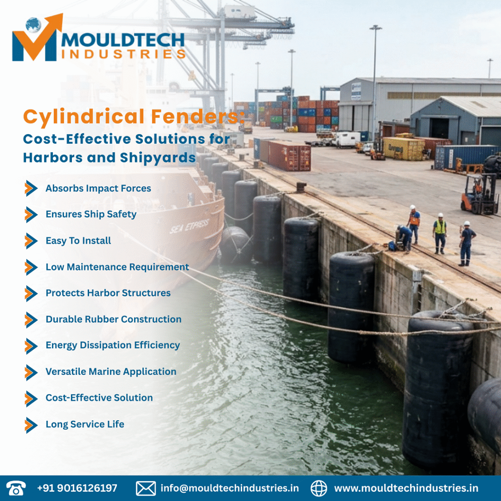 cylindrical fender solutions for high-impact marine environments in india