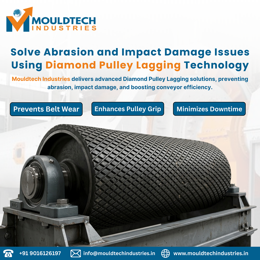Improve Material Handling Reliability With Pulley Lagging Improve Material Handling Reliability With Pulley Lagging