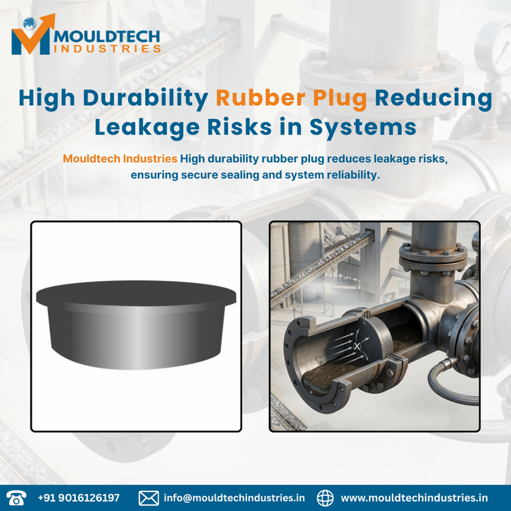 industrial grade rubber plug ensures maximum sealing protection