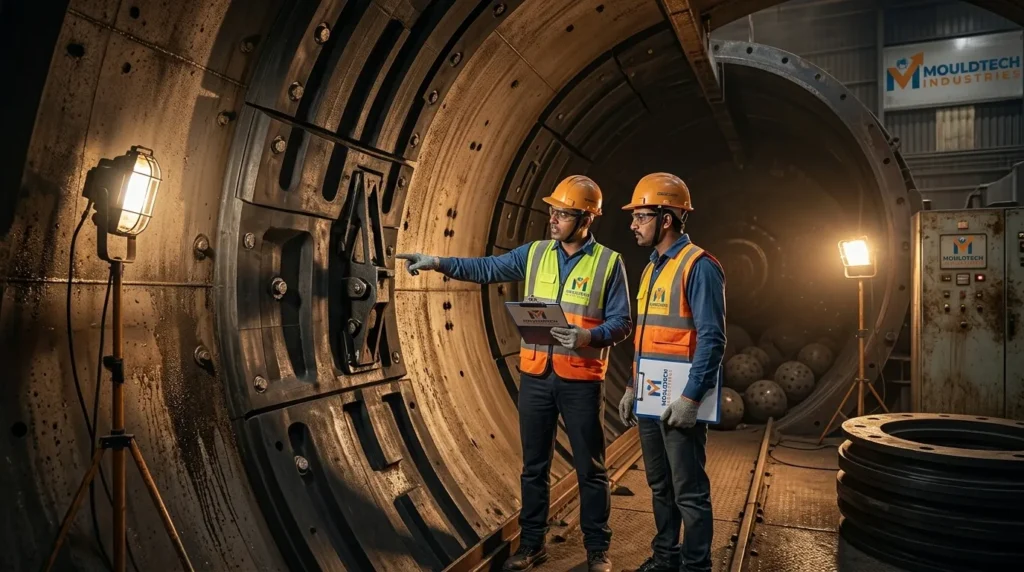 engineers inspectional mill liner
