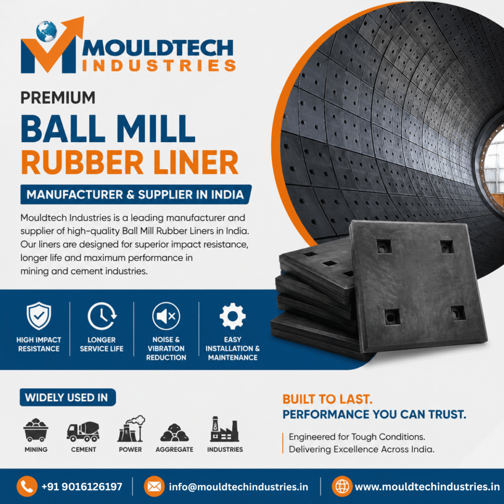 long lasting ball mill rubber liners supplier