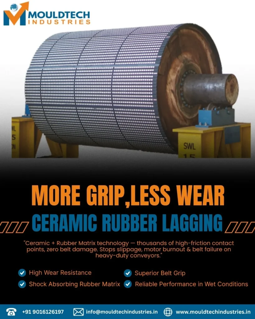 ceramic lagging conveyor performance