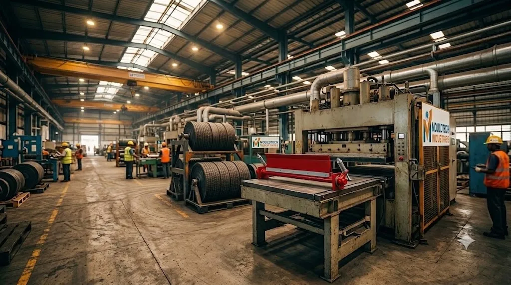 industrial conveyor belt rubber lagging rolls
